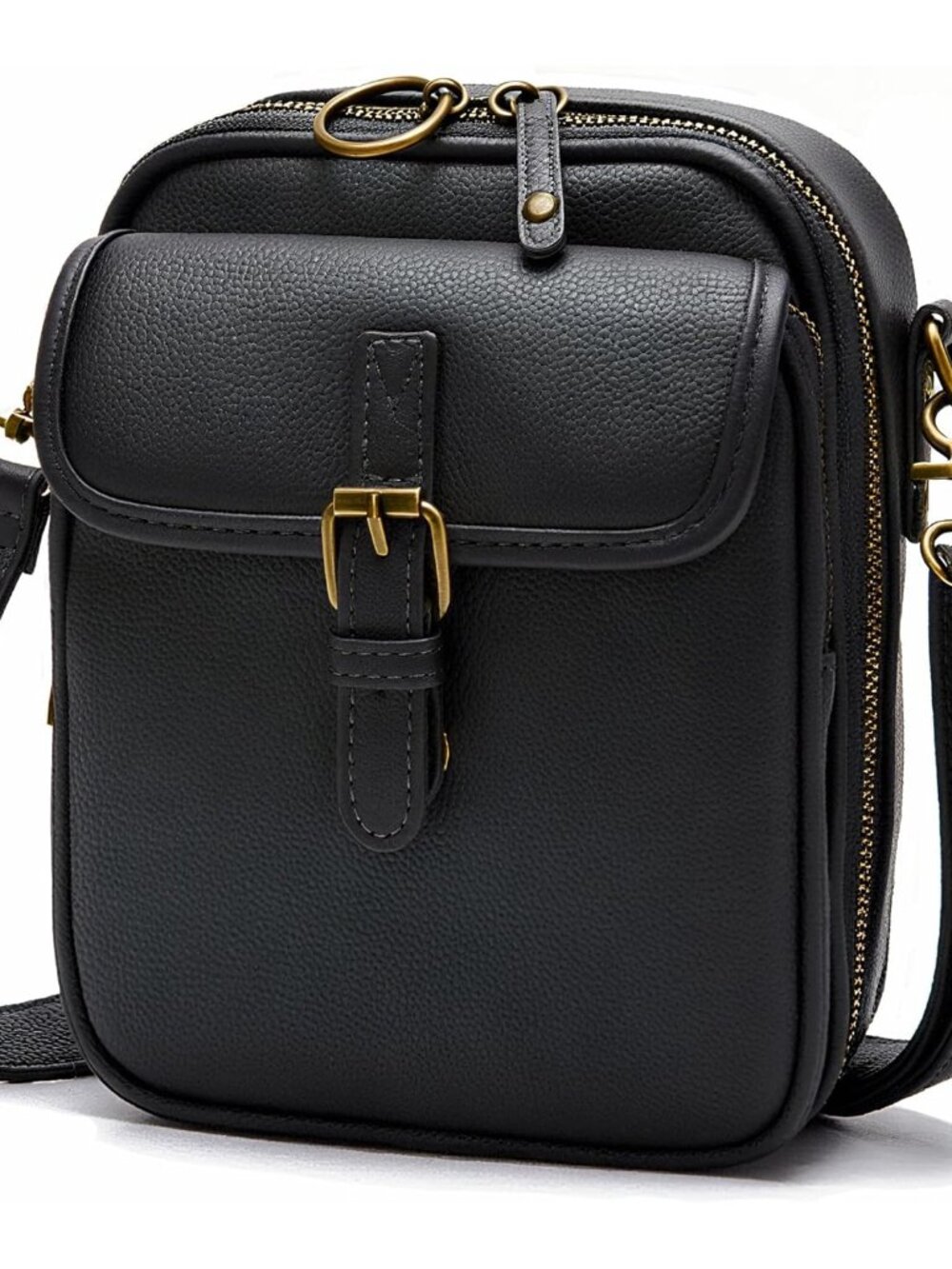 Small Crossbody Bags for Women Vegan Leather Messenger Purses, Vintage Wallet An